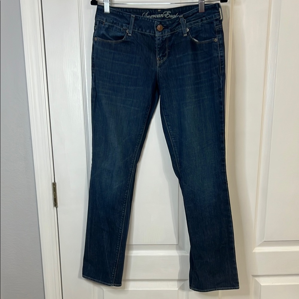 American Eagle Outfitters Blue Straight Leg Jeans